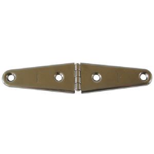 BACKFLAP HINGE - STAINLESS STEEL 145 x32mm (click for enlarged image)